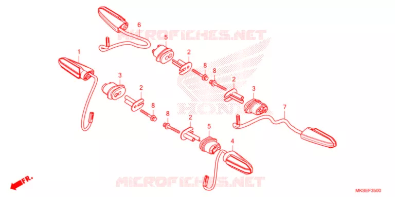 KNIPPERLICHT  Honda MOTO 1100 AFRICA-TWIN 2021  CRF1100ALM