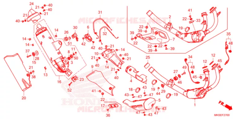UITLAATDEMPER  Honda MOTO 1100 AFRICA-TWIN 2021  CRF1100D2M