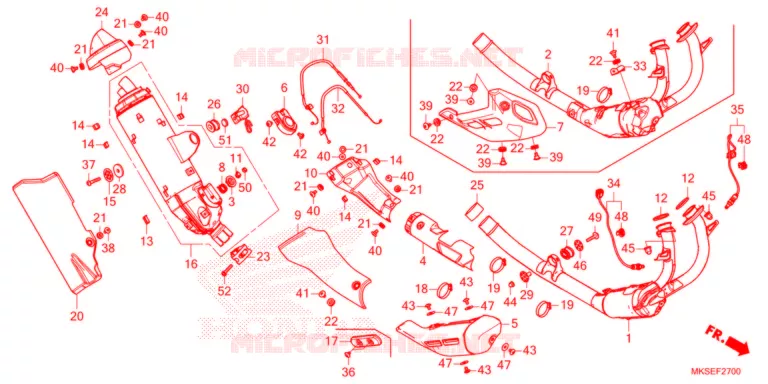 UITLAATDEMPER  Honda MOTO 1100 AFRICA-TWIN 2021  CRF1100DM