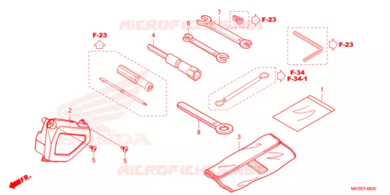 GEREEDSCHAP  Honda MOTO 1100 AFRICA-TWIN 2021  CRF1100DM