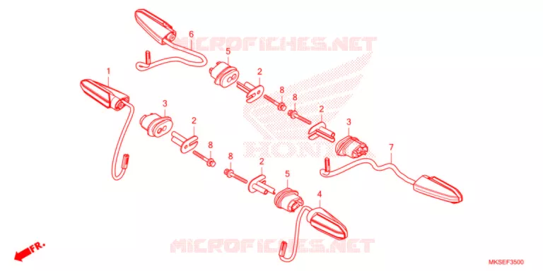 KNIPPERLICHT  Honda MOTO 1100 AFRICA-TWIN 2021  CRF1100DL2M