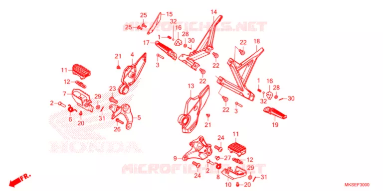 OPSTAP  Honda MOTO 1100 AFRICA-TWIN 2021  CRF1100DL2M