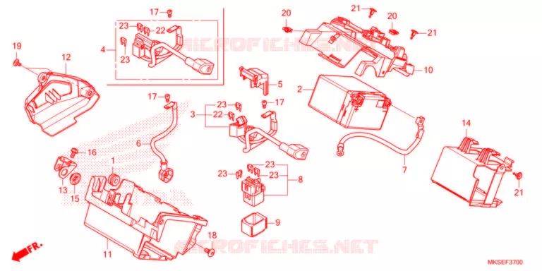 ACCU  Honda MOTO 1100 AFRICA-TWIN 2021  CRF1100DLM