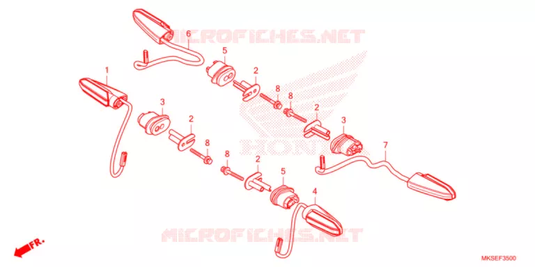 KNIPPERLICHT  Honda MOTO 1100 AFRICA-TWIN 2021  CRF1100ALM