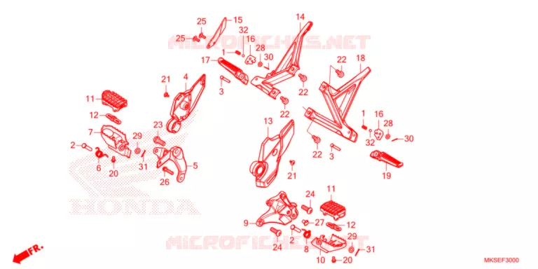 OPSTAP  Honda MOTO 1100 AFRICA-TWIN 2021  CRF1100DL2M