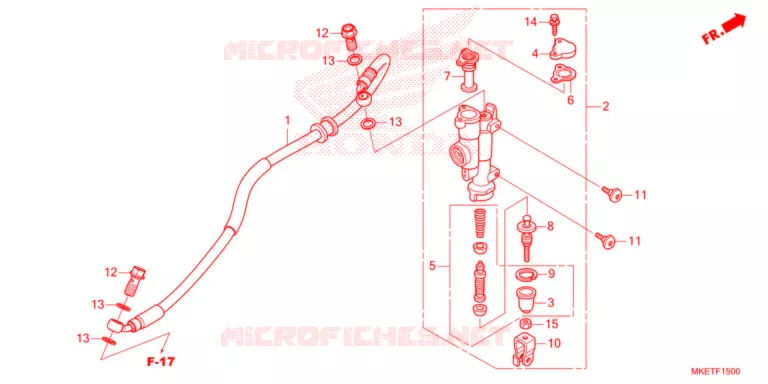 REMPOMP ACHTER Honda MOTO 450 CRF 2021  CRF450RLM