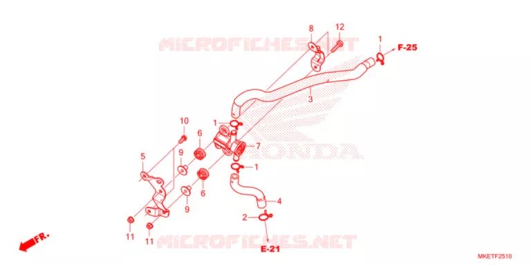 SOLENOIDE KLEP  Honda MOTO 450 CRF 2021  CRF450RLM