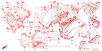 ACHTER STROOMLIJNKAP  voor Honda FOURTRAX 420 RANCHER 4X4 AT IRS EPS ESP 2021