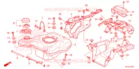 BRANDSTOF TANK  voor Honda FOURTRAX 420 RANCHER 4X4 AT IRS EPS ESP 2021