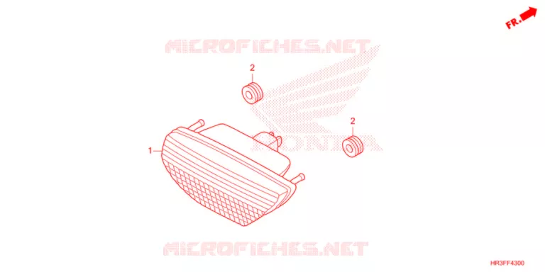 ACHTERLICHT  Honda ATV 420 FOURTRAX 2021  TRX420FM2M