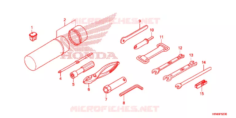 GEREEDSCHAP  Honda ATV 520 FOURTRAX 2021  TRX520FM1M