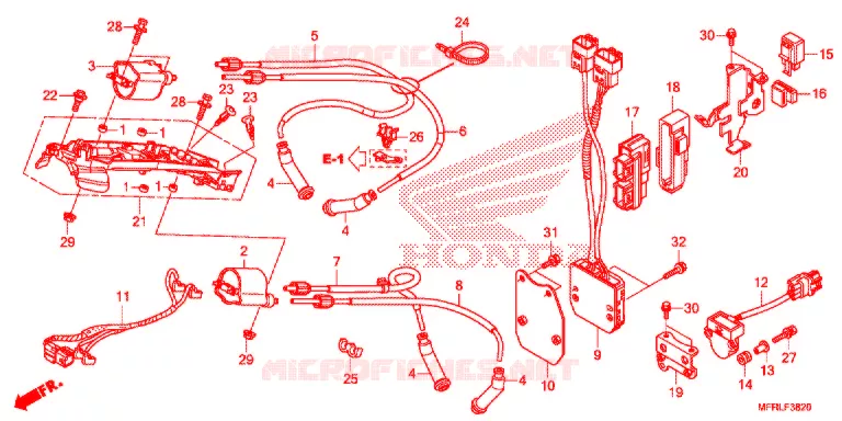 ONTSTEKINGSSPOEL/ECU  Honda MOTO 1300 VT 2020  VT1300CXAL