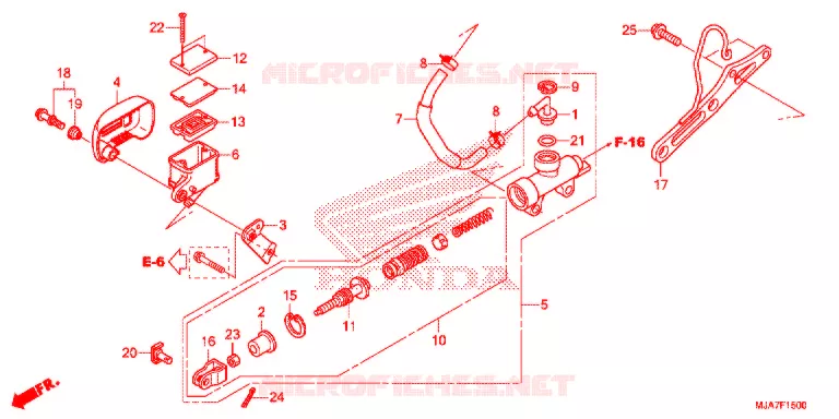 REMPOMP ACHTER Honda MOTO 750 SHADOW 2020  VT750CSL