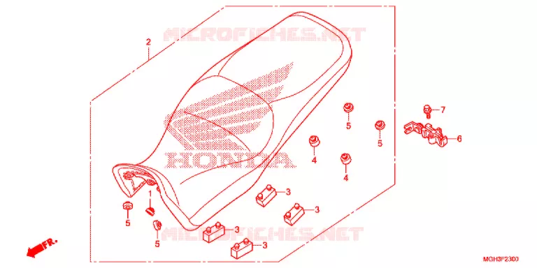 ZITTING  Honda MOTO 1200 CROSSTOURER 2012  VFR1200XDC