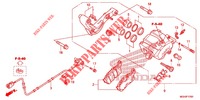 ACHTER REMKLAUW  voor Honda CROSSTOURER 1200 DCT 2012