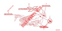 MERK/EMBLEEM (BR,E,ED,F,KO,RU,U,2BR) voor Honda CROSSTOURER 1200 DCT 2013