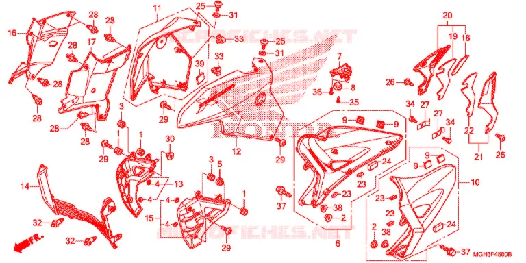 MIDDENKAP  Honda MOTO 1200 CROSSTOURER 2013  VFR1200XDD