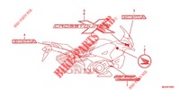 MERK/EMBLEEM (BR,E,ED,F,KO,RU,U,2BR) voor Honda CROSSTOURER 1200 DCT 2013