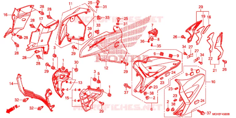 MIDDENKAP  Honda MOTO 1200 CROSSTOURER 2013  VFR1200XDD