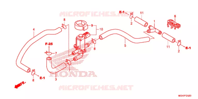 LUCHT INJECTIE BEDIENING KLEP  Honda MOTO 1200 CROSSTOURER 2015  VFR1200XF