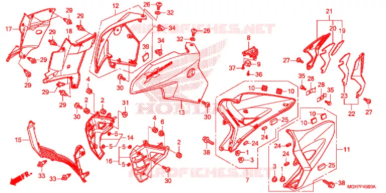 MIDDENKAP  Honda MOTO 1200 CROSSTOURER 2015  VFR1200XF