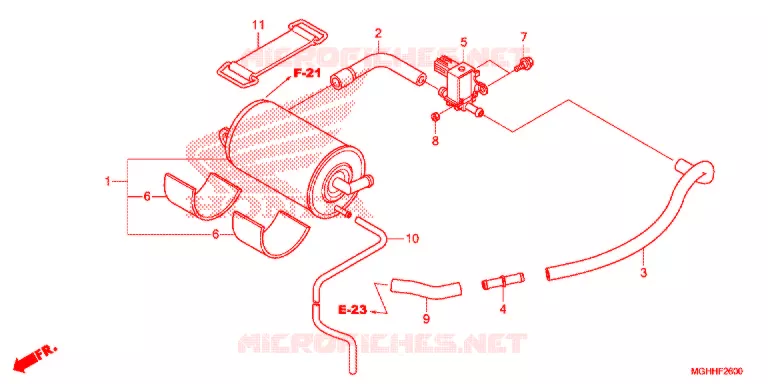 KOOLSTOFBUS  Honda MOTO 1200 CROSSTOURER 2017  VFR1200XDSH