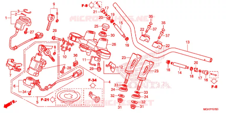 HENDEL PIJP/BOVENSTE BRUG  Honda MOTO 1200 CROSSTOURER 2015  VFR1200XDLF