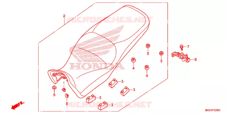 ZITTING  Honda MOTO 1200 CROSSTOURER 2015  VFR1200XDLF