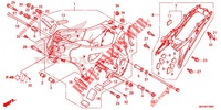 FRAME CHASSIS  voor Honda CROSSTOURER 1200 DCT RED 2016