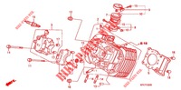 VOOR CILINDER HOOFD  voor Honda 125 VARADERO DE LUXE 2011