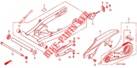 ZWAAI ARM   voor Honda 125 VARADERO DE LUXE 2012