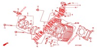 VOOR CILINDER HOOFD  voor Honda 125 VARADERO 2012