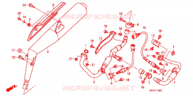 UITLAATDEMPER   Honda MOTO 125 VARADERO 2013  XL125VB