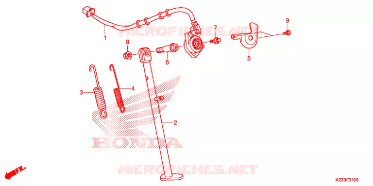 STANDAARD  Honda MOTO 250 CRF 2013  CRF250LD