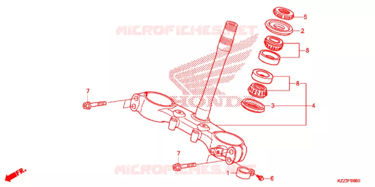 STURING STANG   Honda MOTO 250 CRF 2013  CRF250LD