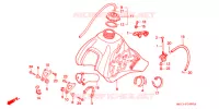 BRANDSTOF TANK  voor Honda XR 600 R 1994