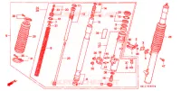 VOOR VORK  voor Honda XR 600 R 1994