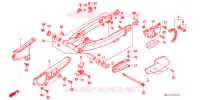 ZWAAI ARM/KETTINGKAST  voor Honda XR 600 R 1994