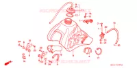 BRANDSTOF TANK  voor Honda XR 600 R 1994