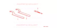 GEREEDSCHAP  voor Honda XR 600 R 1994
