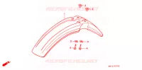 VOOR STROOMLIJNKAP   voor Honda XR 600 R 1995