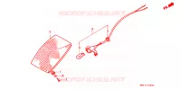 ACHTERLICHT (3) voor Honda XR 600 R 1995