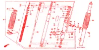 VOOR VORK  voor Honda XR 600 R 1995