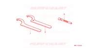 GEREEDSCHAP  voor Honda XR 600 R 1995
