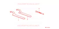GEREEDSCHAP  voor Honda XR 600 R 1996