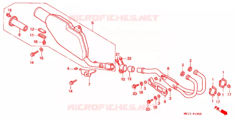 UITLAATDEMPER   Honda MOTO 600 XR 2000  XR600RY