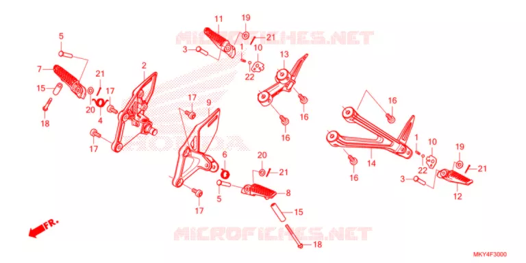 OPSTAP   Honda MOTO 650 CBR 2021  CBR650RAM