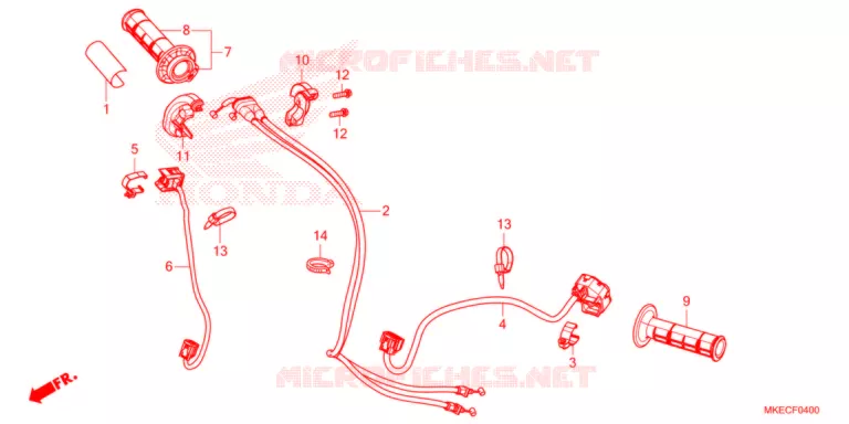 SCHAKELAAR/KABEL  Honda MOTO 450 CRF 2021  CRF450RM