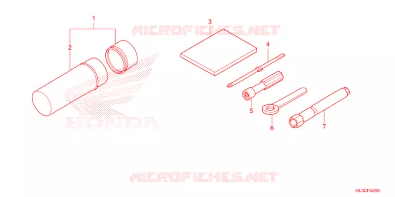 GEREEDSCHAP   Honda ATV 700 PIONEER 2021  SXS700M4DM
