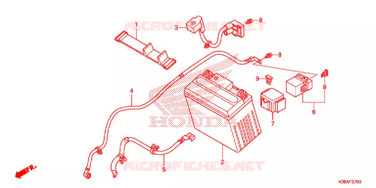 ACCU   Honda MOTO 125 CRF 2021  CRF125FM